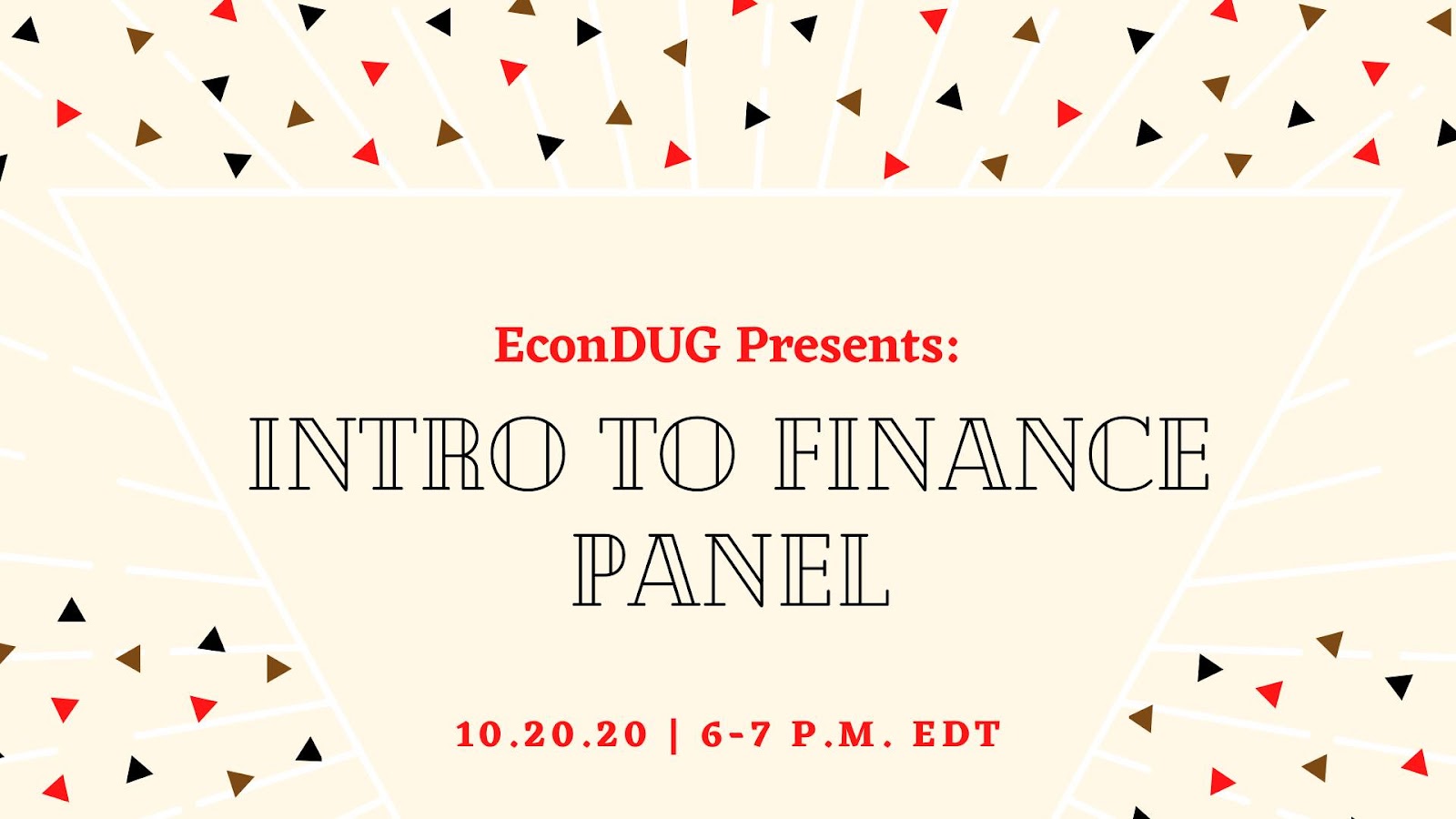 Intro to Finance Panel